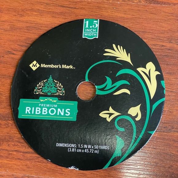 Handmade Ribbon bows set of 6 gold glitter wired ribbon striped 8x6 inch approx - Picture 13 of 13